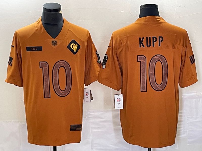 Men Los Angeles Rams #10 Kupp brown Nike 2023 Salute To Service Limited NFL Jersey